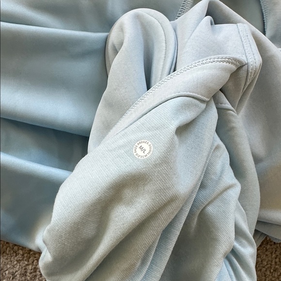 Lululemon Soft Streme Wrap Belted Sweater in Powder Blue Size M/L - Picture 12 of 16
